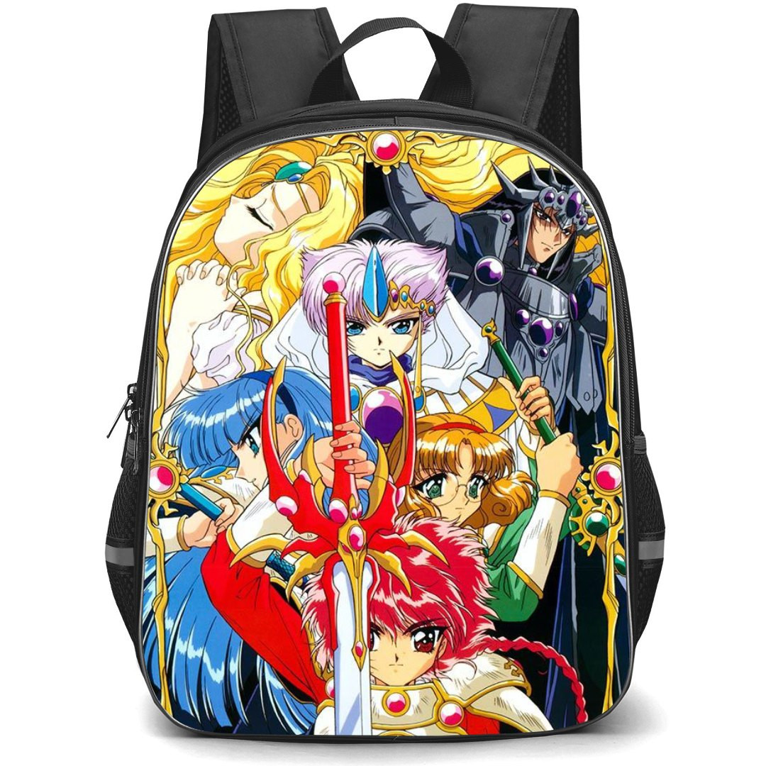 Magic Knight Rayearth Backpack StudentPack - Magic Knight Rayearth 1994 Anime Art Sticker