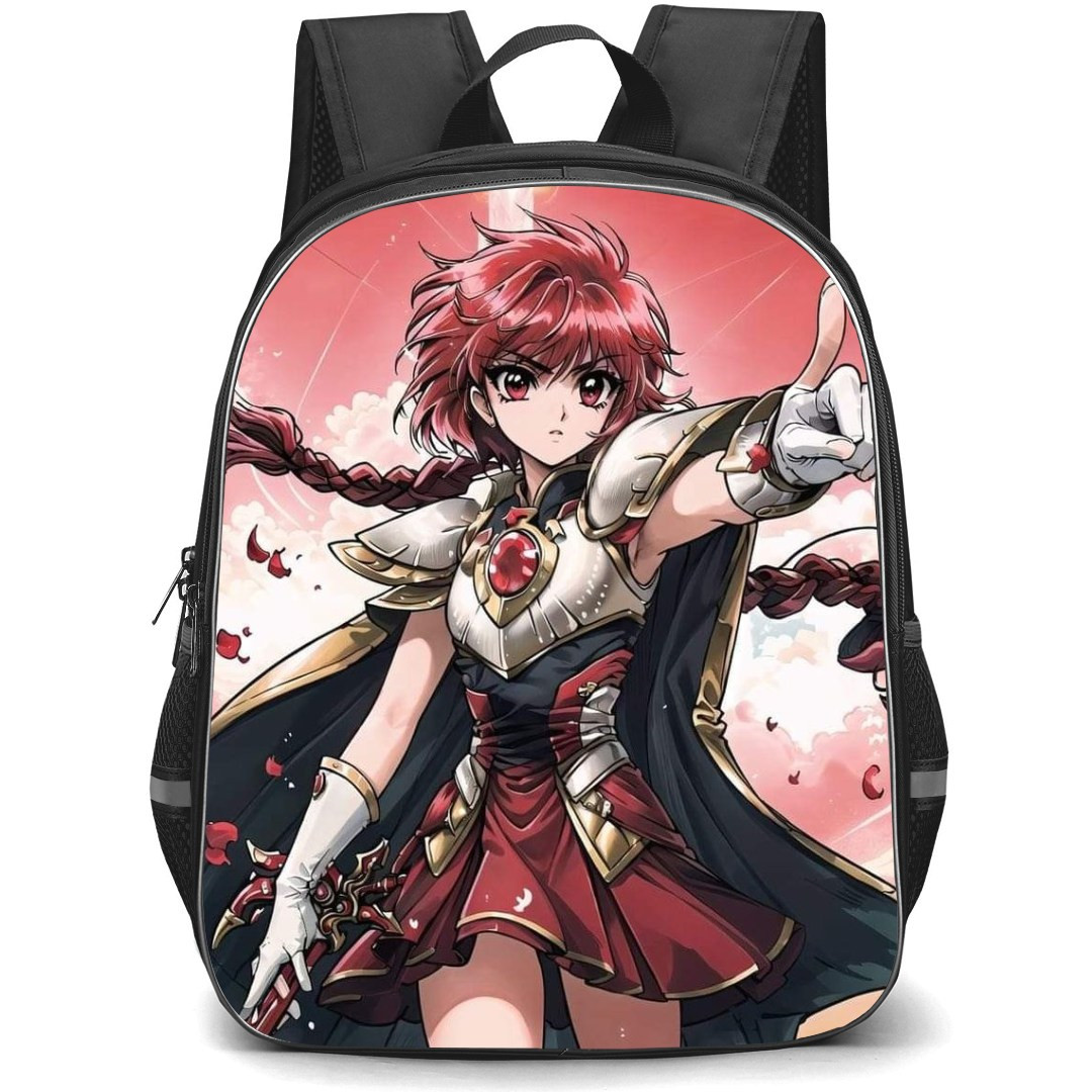 Magic Knight Rayearth Hikaru Shidou Backpack StudentPack - Hikaru Shidou Action Anime Art Poster