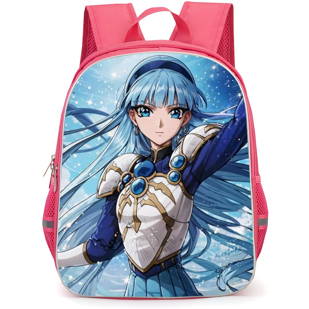 Magic Knight Rayearth Umi Ryuuzaki Backpack StudentPack - Umi Ryuuzaki Anime Art On Blue Sky Background
