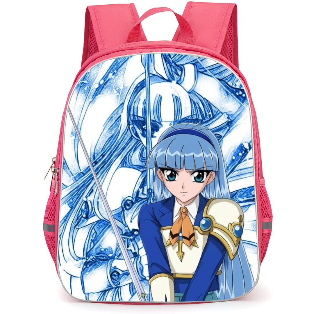 Magic Knight Rayearth Umi Ryuuzaki Backpack StudentPack - Umi Ryuuzaki Portrait On Blue Illustration Art