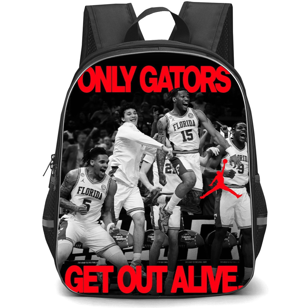 March Madness 2025 Men Tournament Florida Gators Men Basketball Team Backpack StudentPack - Mike White And Gators Are Your 2025 National Champions Poster