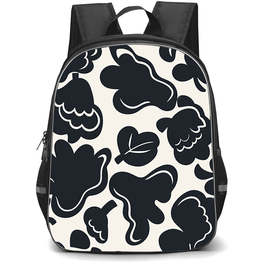 Marimekko Backpack School Bag StudentPack - Marimekko Nordic Black Florals Poster