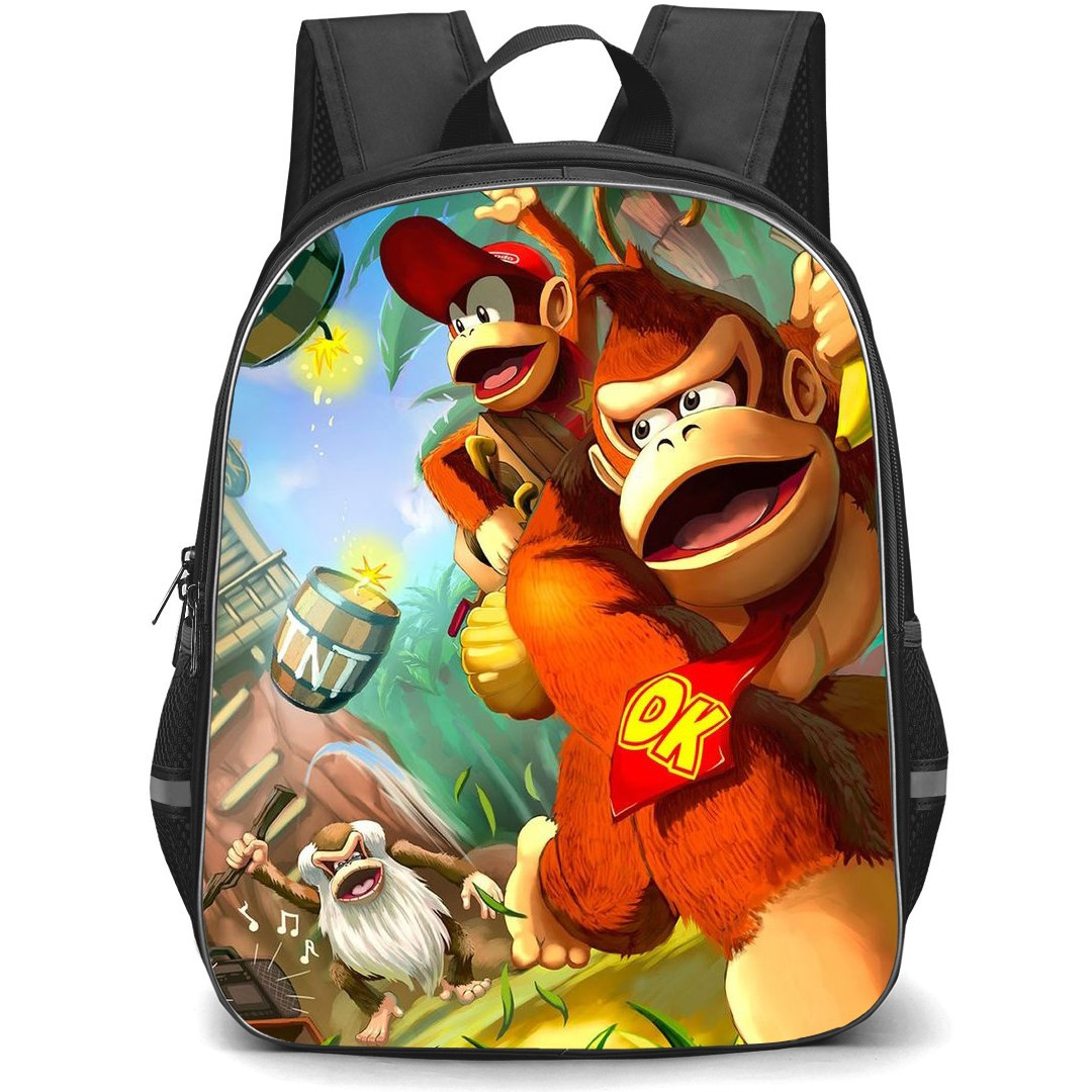 Super Mario Donkey Kong Backpack StudentPack - Character Cartoon Art