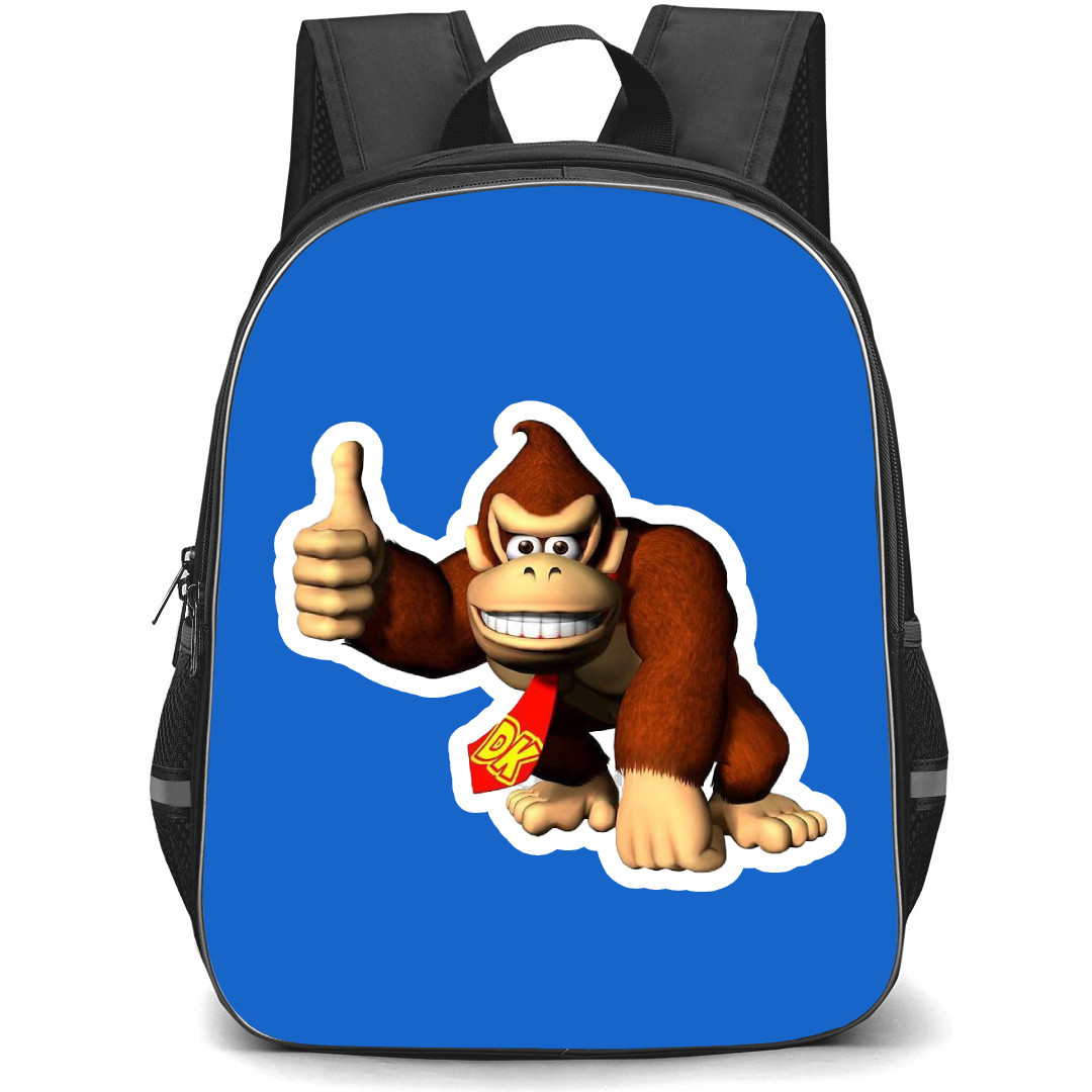 Super Mario Donkey Kong Backpack StudentPack - Donkey Kong Sticker Art Thumbs Up