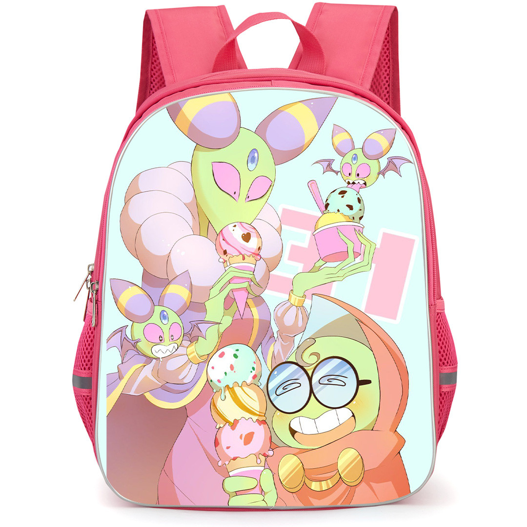 Super Mario Backpack StudentPack - Fawful Cackletta Eating Ice Cream
