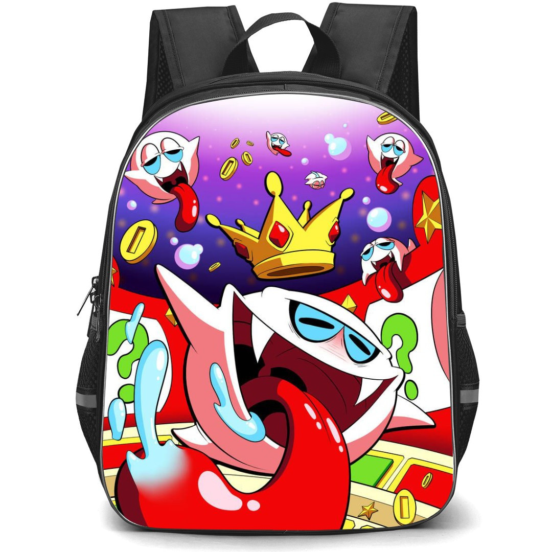 Super Mario King Boo Backpack StudentPack - King Boo Comic Art