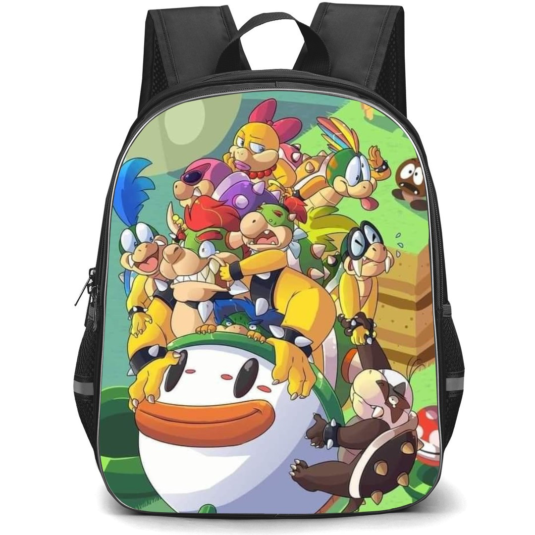 Super Mario Koopalings Backpack StudentPack - Koopalings Riding Illustration