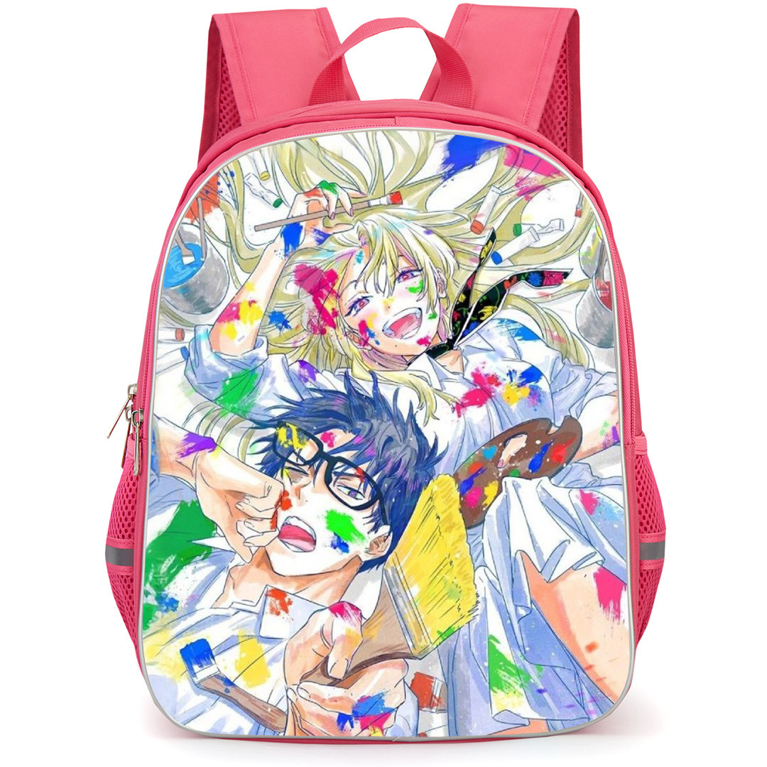 Marriagetoxin Backpack School Bag StudentPack - Mei Kinosaki And Hikaru Gero Painting Happy Poster