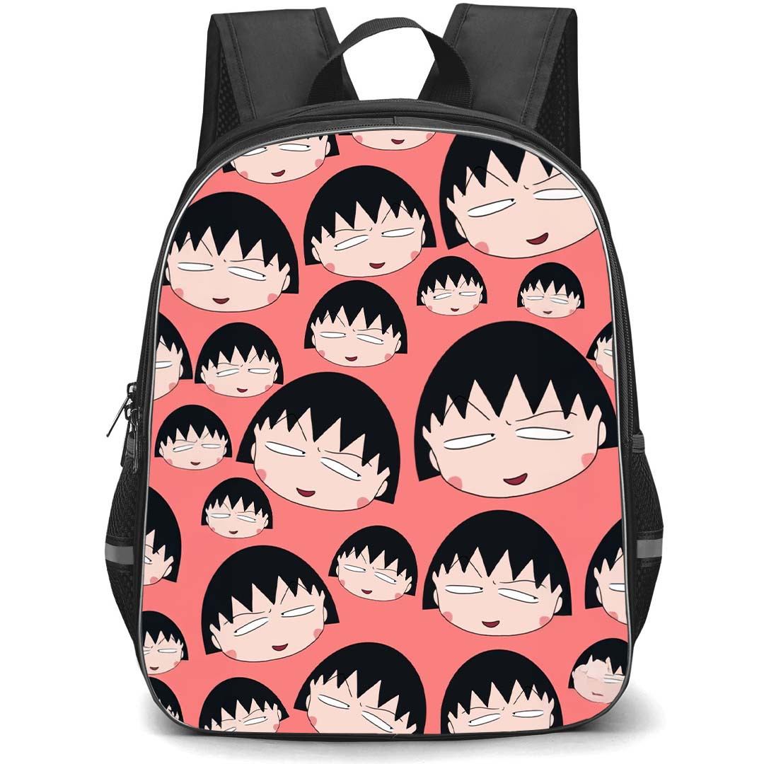 Chibi Maruko Chan Momoko Sakura Backpack School Bag StudentPack - Momoko Sakura Avatar Collage Poster