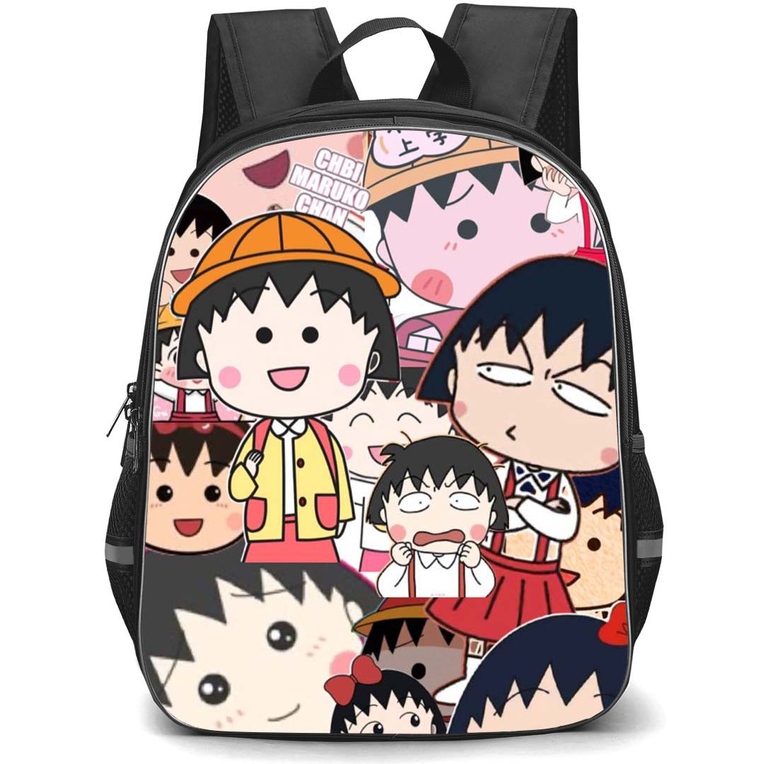 Chibi Maruko Chan Momoko Sakura Backpack School Bag StudentPack - Momoko Sakura Collage Poster