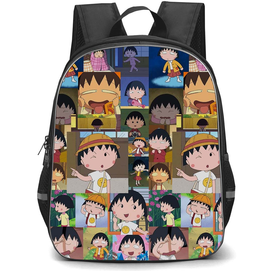 Chibi Maruko Chan Momoko Sakura Backpack School Bag StudentPack - Momoko Sakura Moment Collage Poster