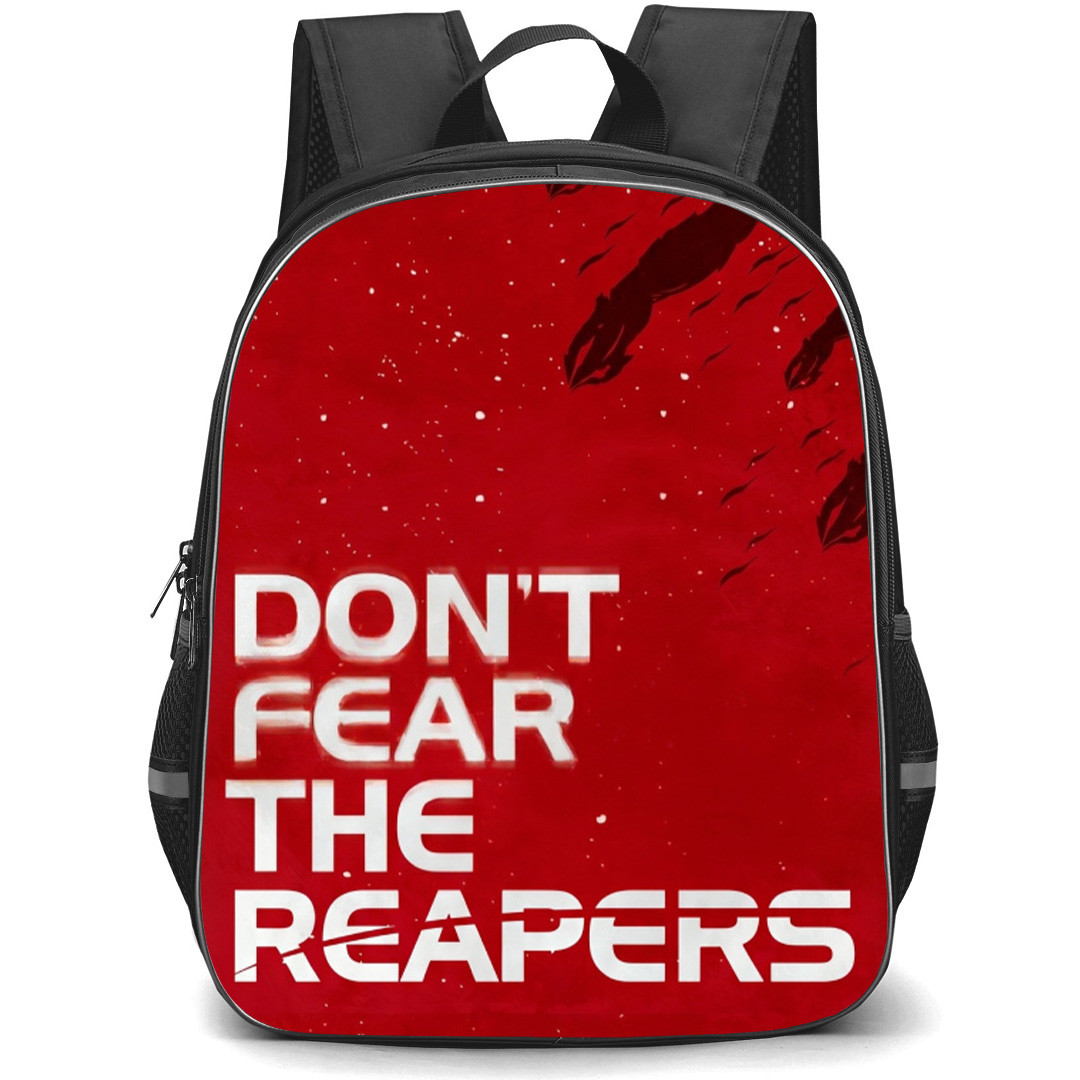 Mass Effect Backpack School Bag StudentPack - Mass Effect Dont Fear The Reapers Poster