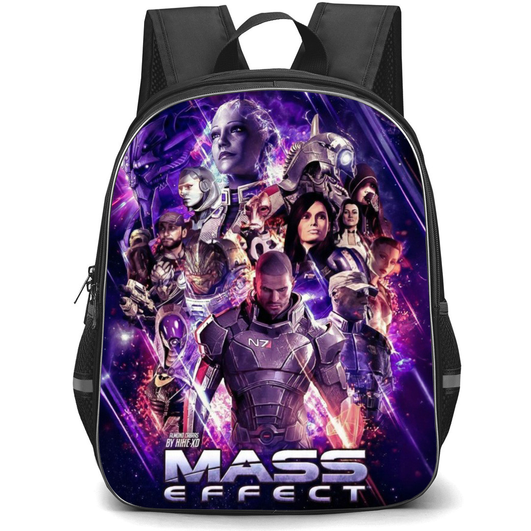Mass Effect Backpack School Bag StudentPack - Mass Effect Fierce Game Cover Art