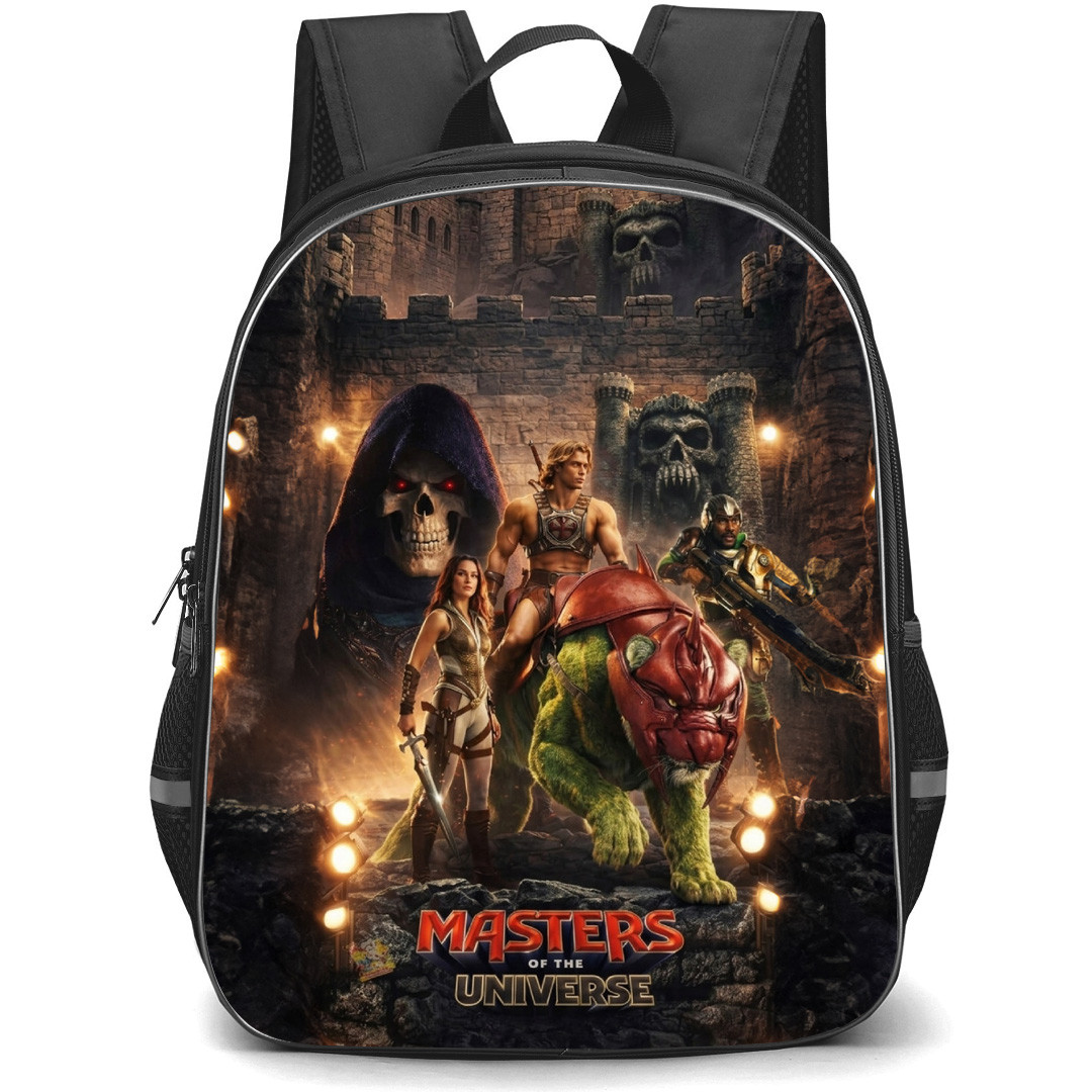Masters Of The Universe Backpack School Bag StudentPack - Masters Of The Universe Characters Battle Stance Series Poster