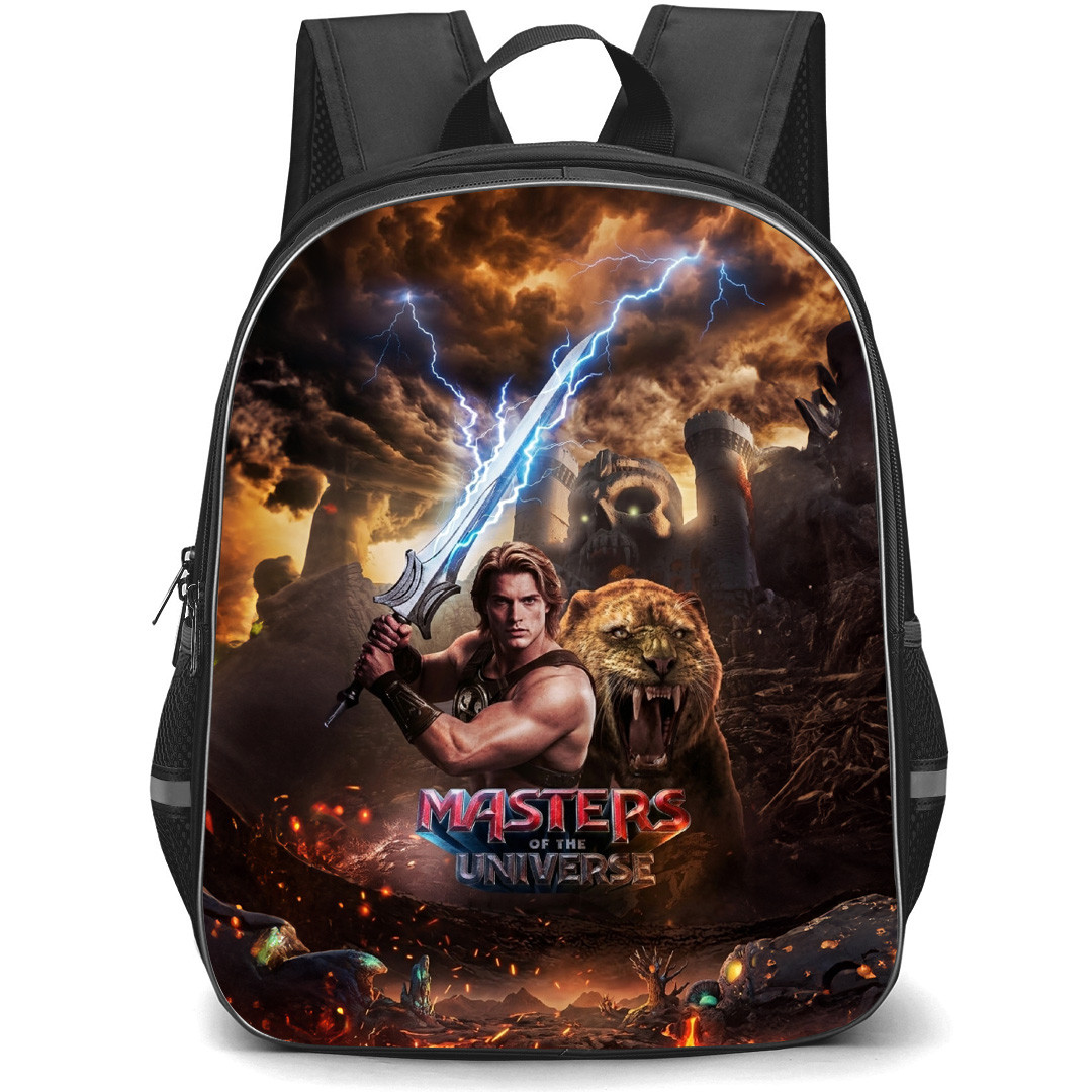 Masters Of The Universe Backpack School Bag StudentPack - Masters Of The Universe Fighting Stance Tiger Portrait Series Poster