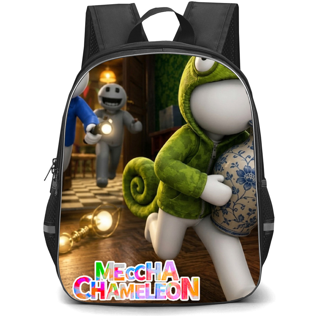 Meccha Chameleon Backpack School Bag StudentPack - Meccha Chameleon Official 3D CGI Character Adventure Poster