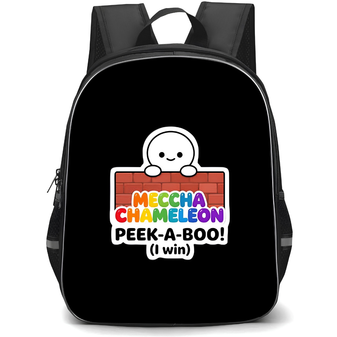Meccha Chameleon Backpack School Bag StudentPack - Meccha Chameleon Official Peek-A-Boo Sticker
