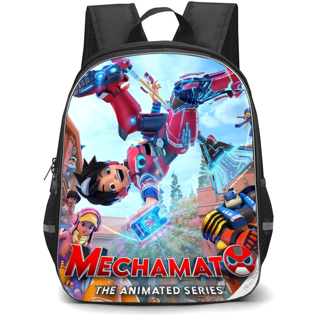 Mechamato Backpack School Bag StudentPack - Characters Fierce Flying Series Poster