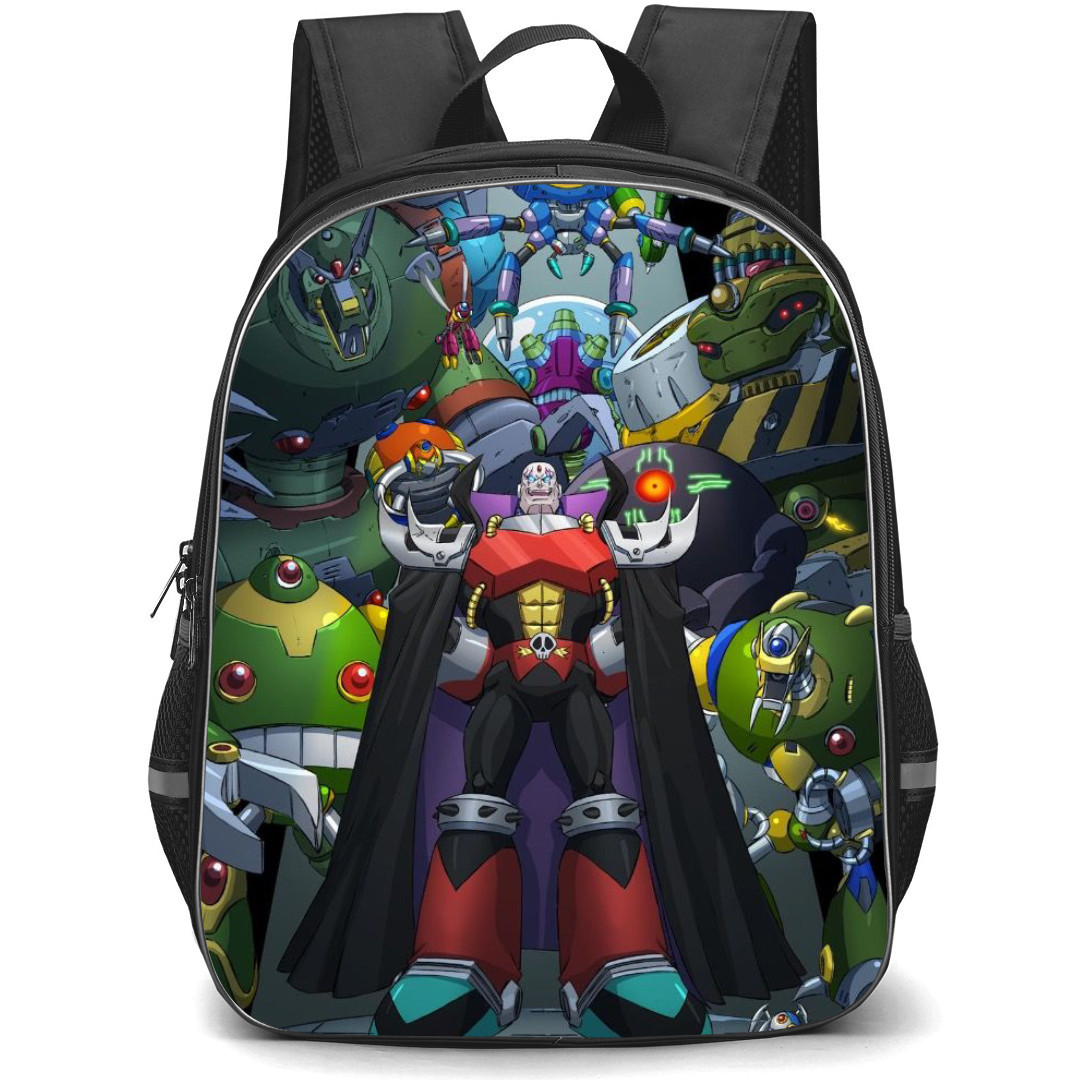 Mega Man Sigma Backpack StudentPack - Sigma With Villains Collage Anime