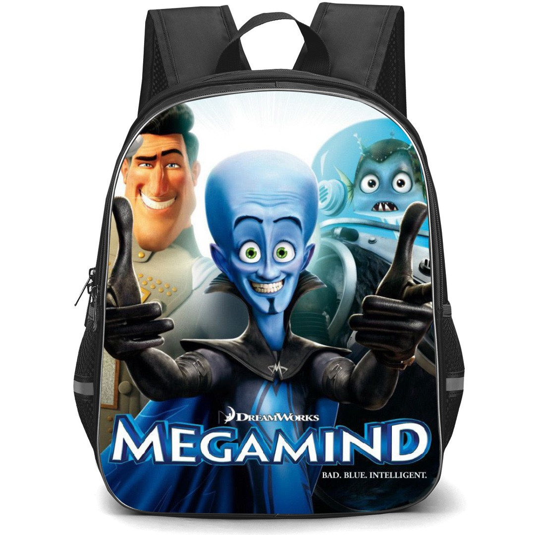 Megamind Backpack StudentPack - Megamind Characters Smiling Illustration