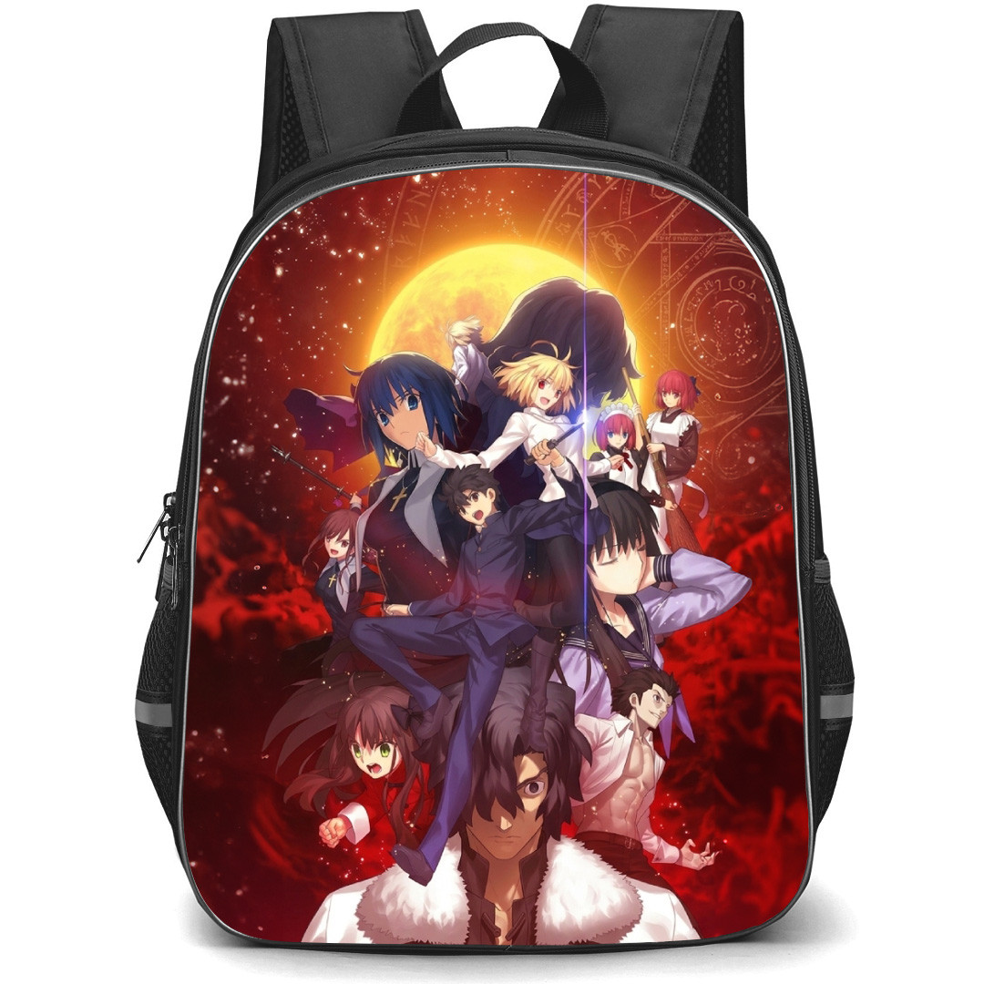Melty Blood Backpack School Bag StudentPack - Melty Blood Characters Fierce Attack Poster