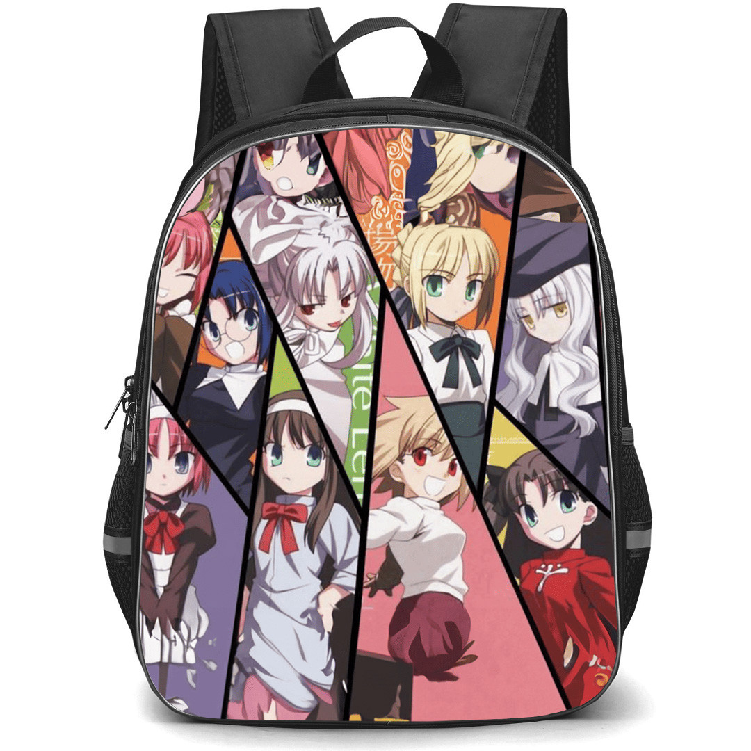 Melty Blood Backpack School Bag StudentPack - Melty Blood Characters Smiling Collage Poster