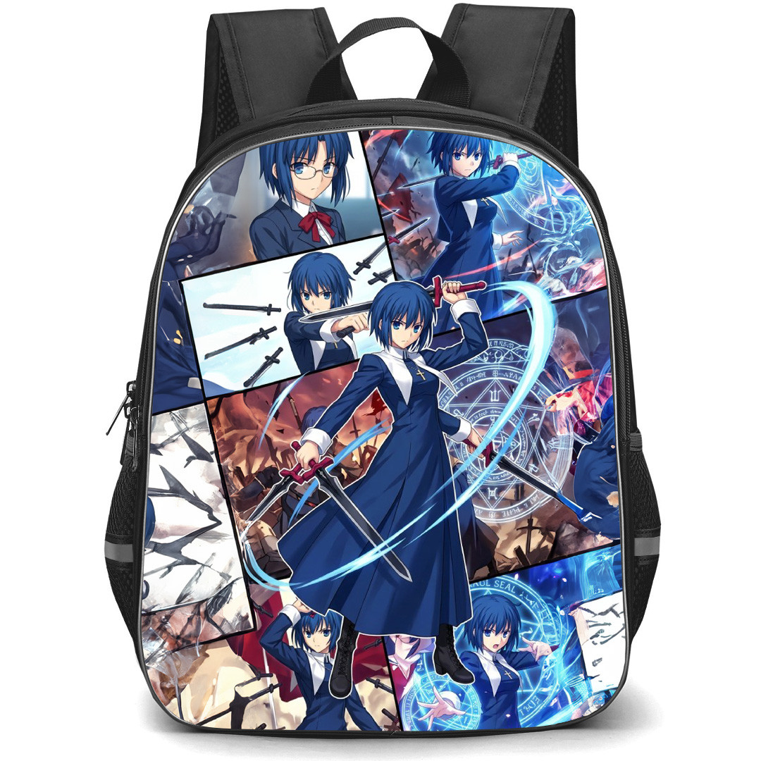Melty Blood Ciel Backpack School Bag StudentPack - Ciel Fighting Portrait Collage