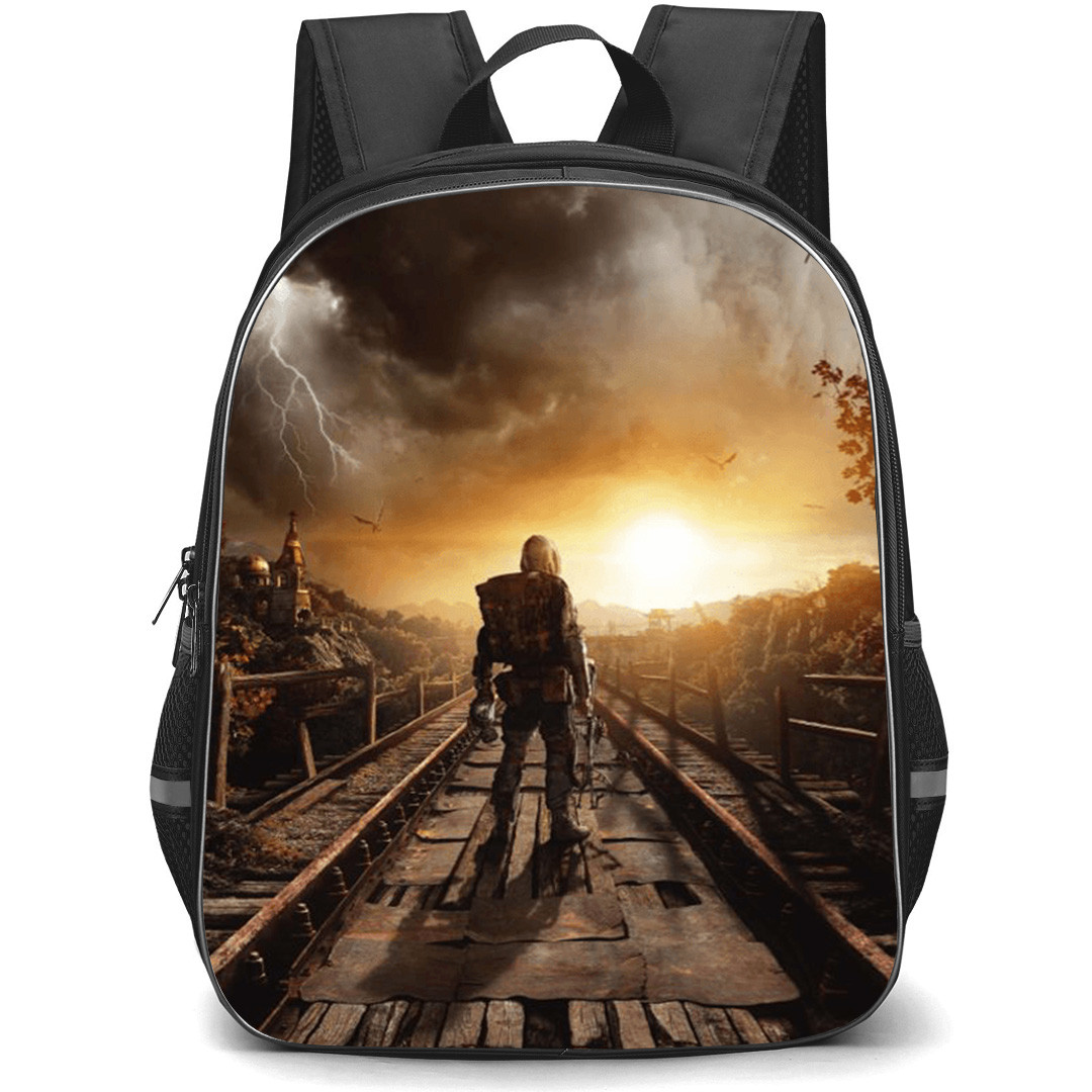 Metro Exodus Backpack School Bag StudentPack - Metro Exodus Sunrise Poster