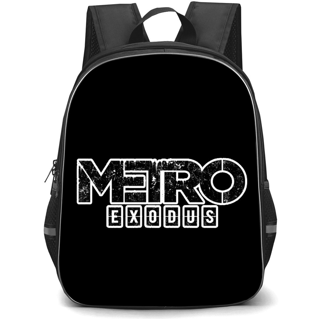 Metro Exodus Backpack School Bag StudentPack - Metro Exodus Black Logo