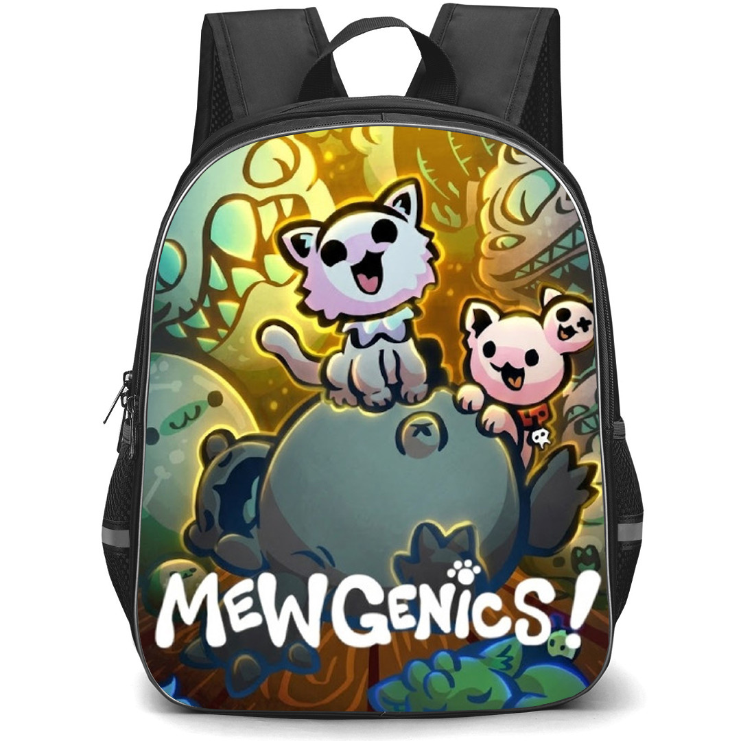 Mewgenics Backpack School Bag StudentPack - Mewgenics Mutant Cats Game Poster