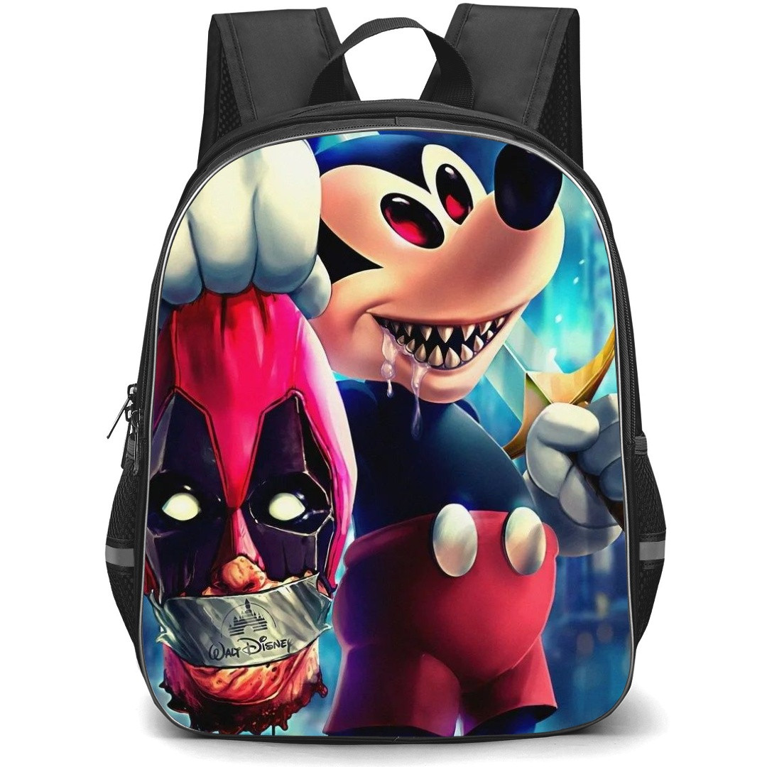 Mickey And Minnie Mickey School Backpack StudentPack - Mickey Deadpool Crossover
