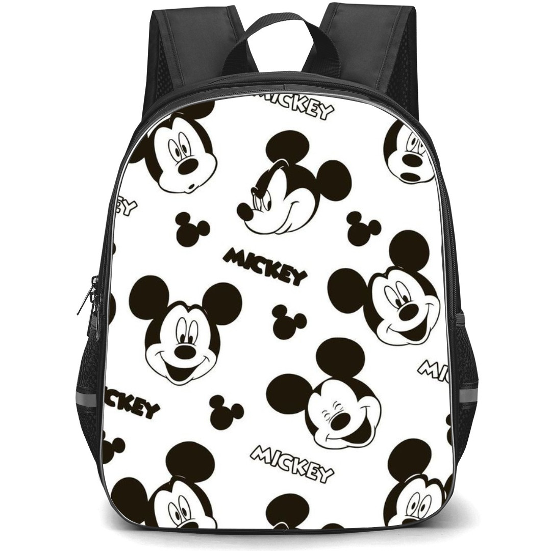 Mickey And Minnie Mickey School Backpack StudentPack - Mickey Expressions Pattern Art
