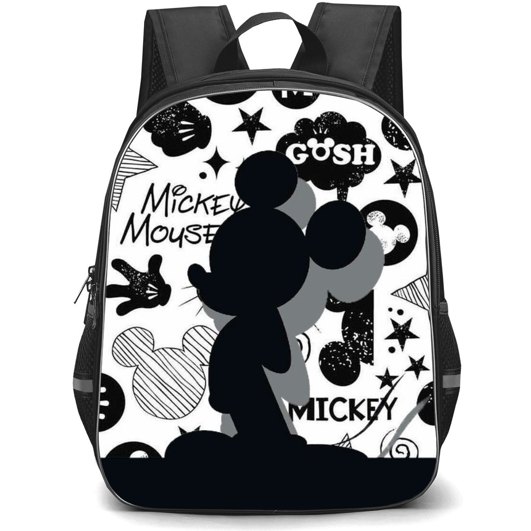 Mickey And Minnie Mickey School Backpack StudentPack - Mickey Silhoutte Art