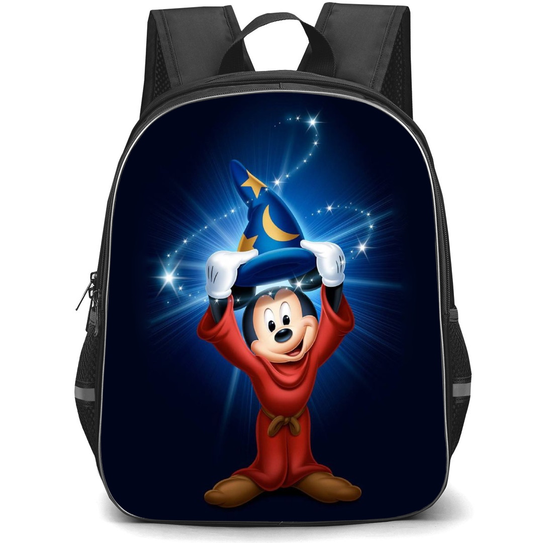 Mickey And Minnie Mickey School Backpack StudentPack - Mickey Wizard Illustration