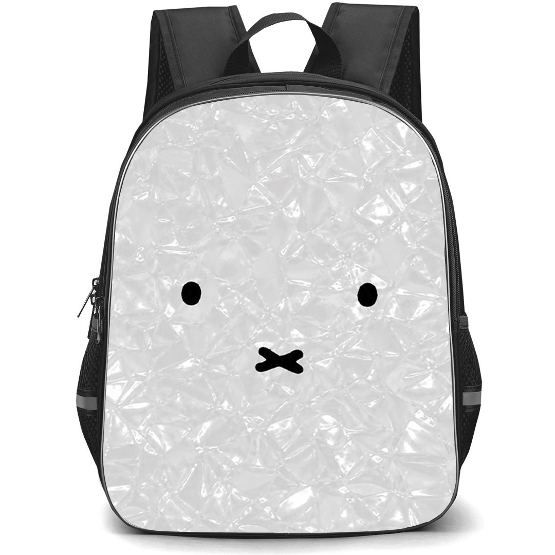 Miffy Backpack School Bag StudentPack - Miffy Minimal Bunny Face Poster