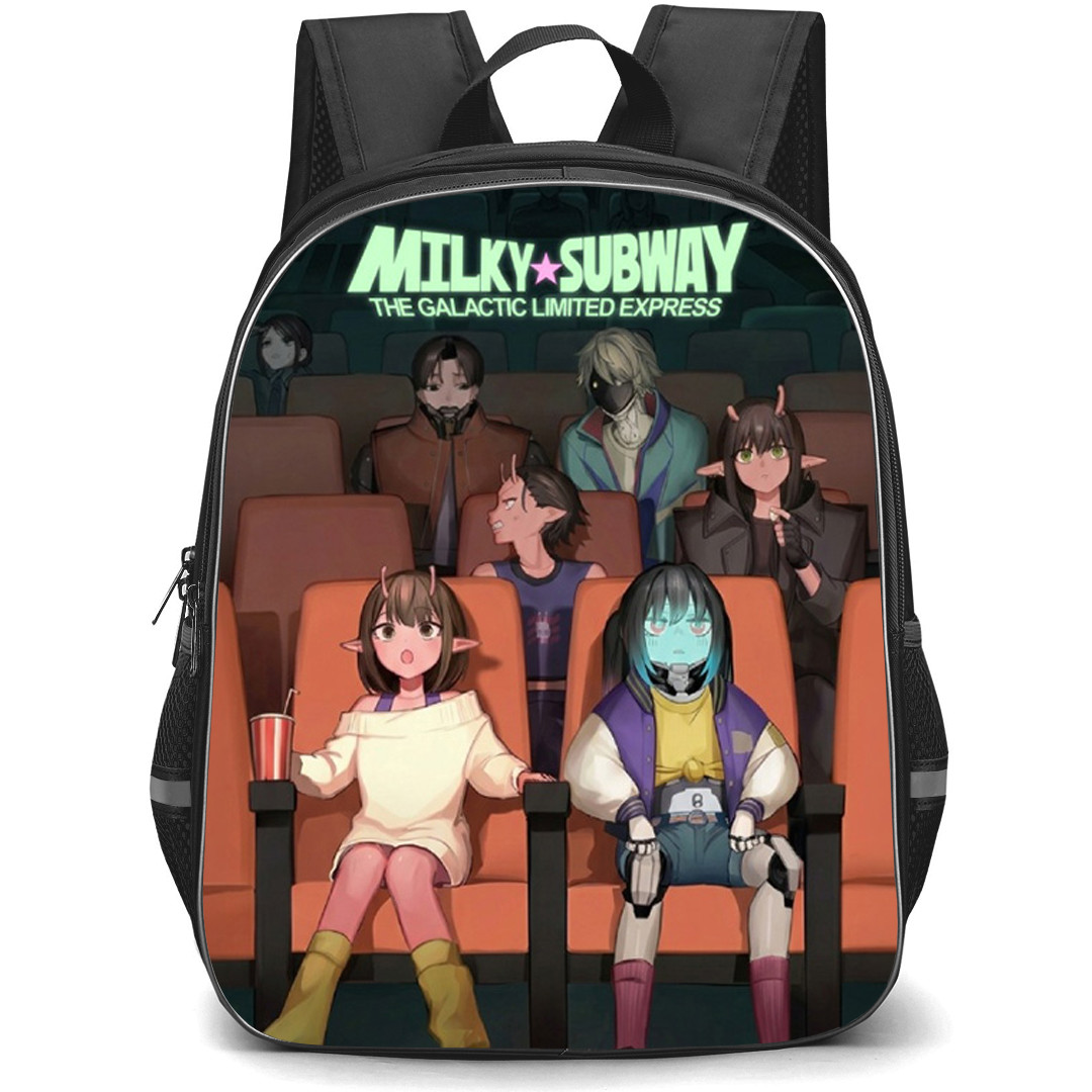 Milky Subway Backpack School Bag StudentPack - Milky Subway Galactic Limited Express Poster