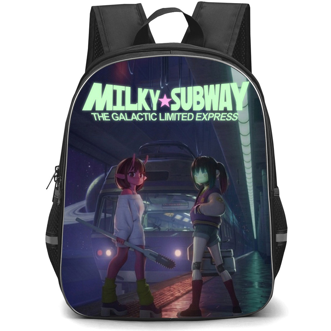 Milky Subway Backpack School Bag StudentPack - Milky Subway Galactic Station Duo Poster