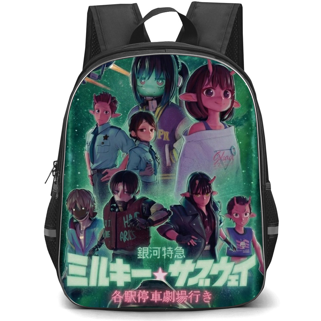Milky Subway Backpack School Bag StudentPack - Milky Subway Galaxy Express Ensemble Poster