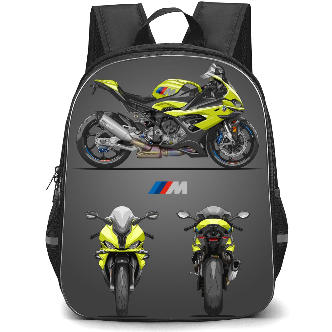 Motorbike BMW Backpack StudentPack - Motorbike BMW M1000RR 50 Years M Anniversary Edition Poster