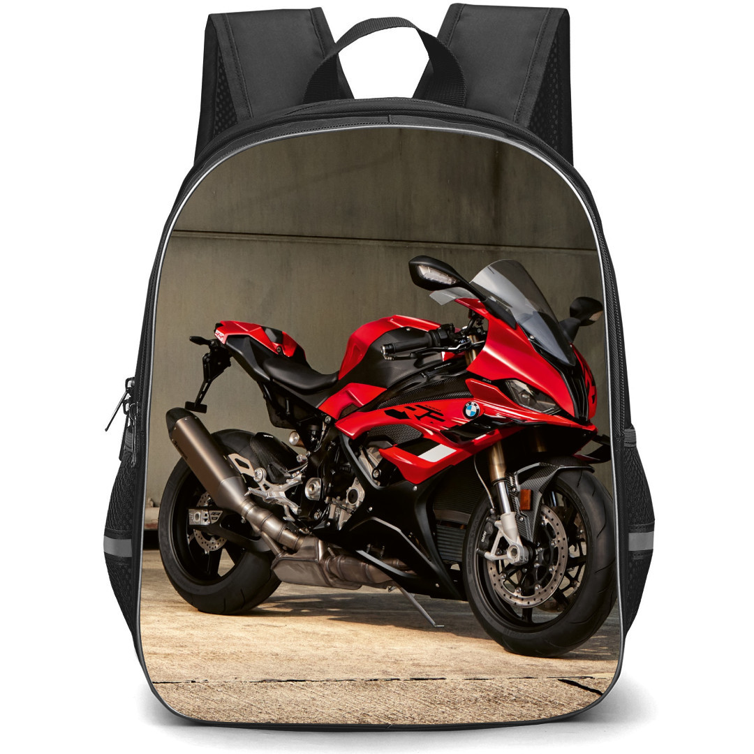 Motorbike BMW Backpack StudentPack - Motorbike BMW Red S1000RR Poster