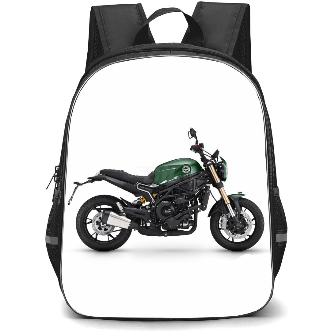 Motorbike Benelli Backpack StudentPack - Motorbike Benelli Leoncino 800 Green Color Sticker