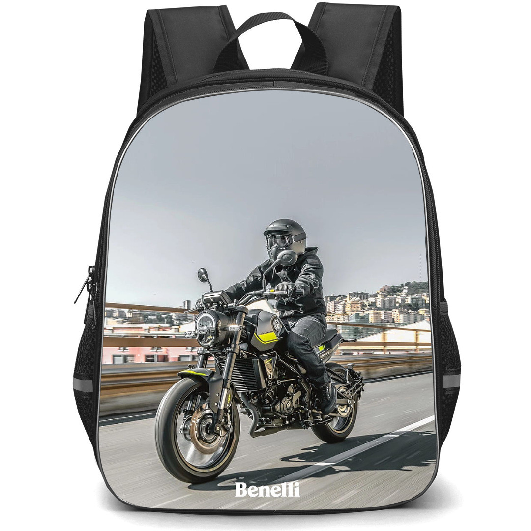 Motorbike Benelli Backpack StudentPack - Motorbike Benelli Benelli Leoncino 800 On Street Poster