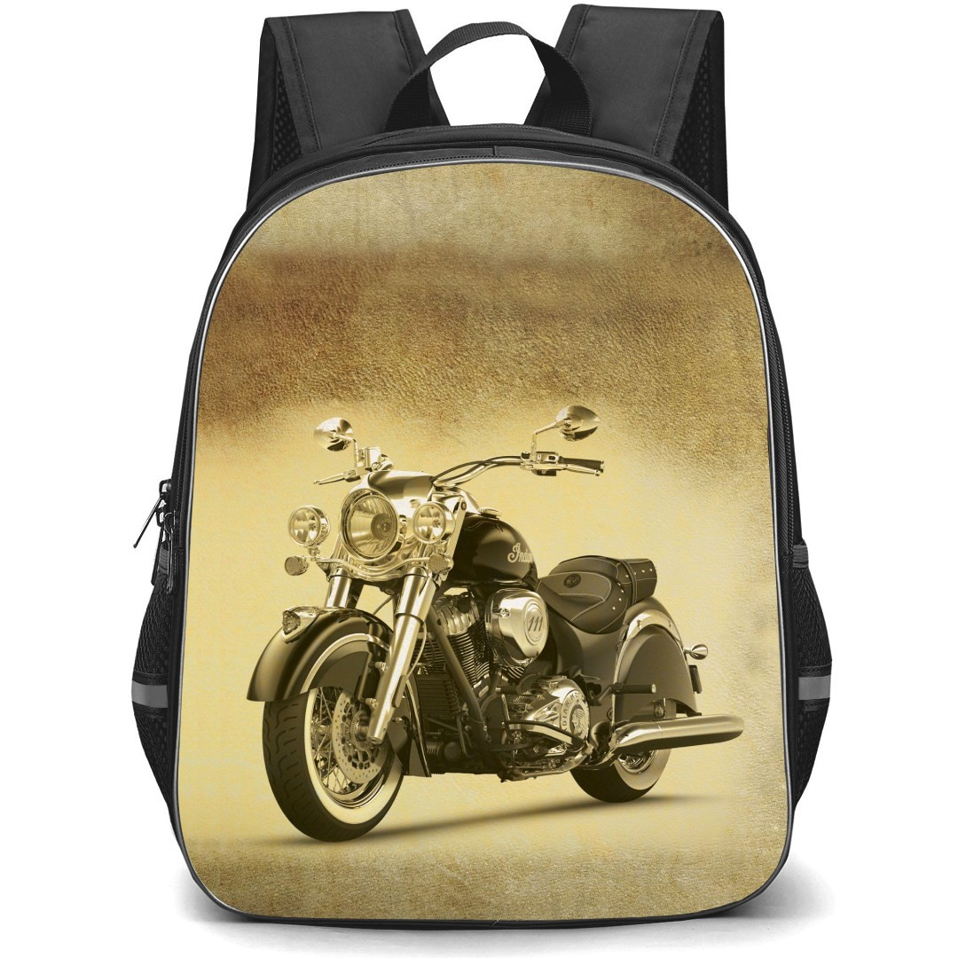 Motorbike Indian Backpack StudentPack - Motorbike Indian Vintage Poster