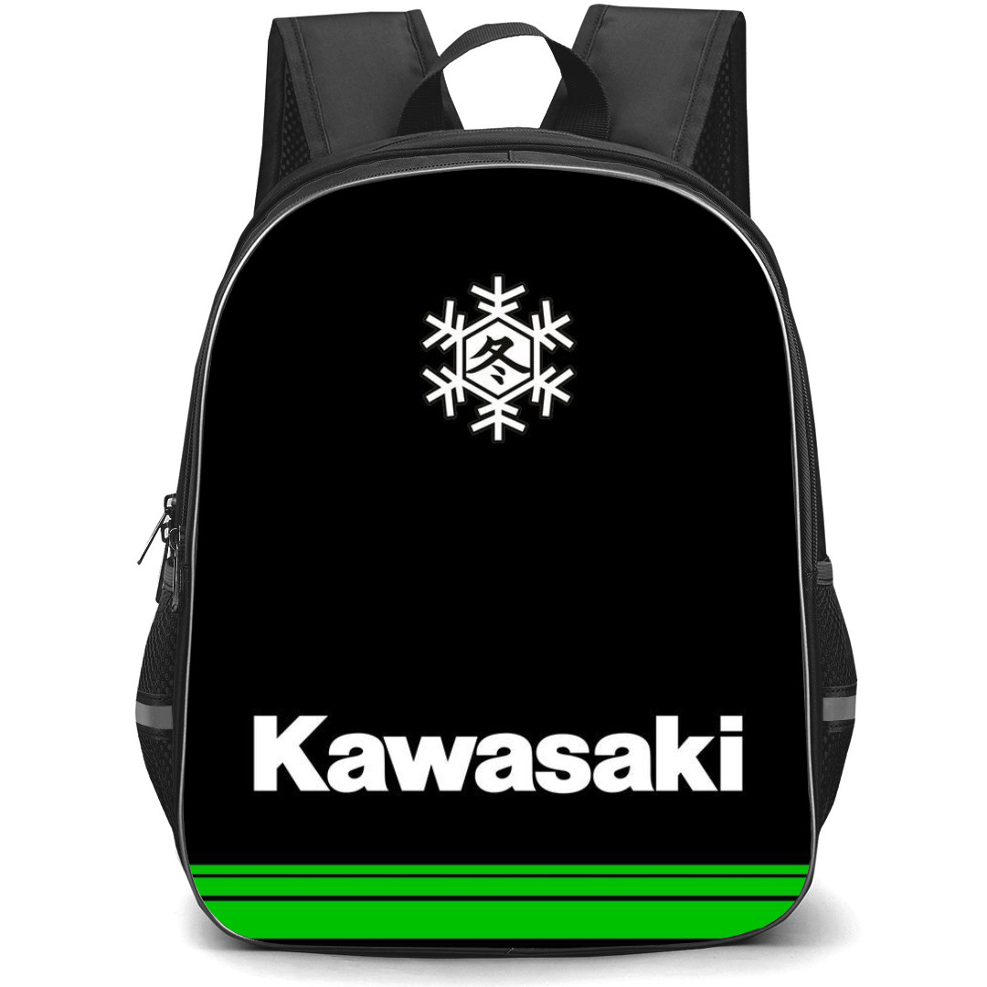Motorbike Kawasaki Backpack StudentPack - Motorbike Kawasaki Minimalistic Poster
