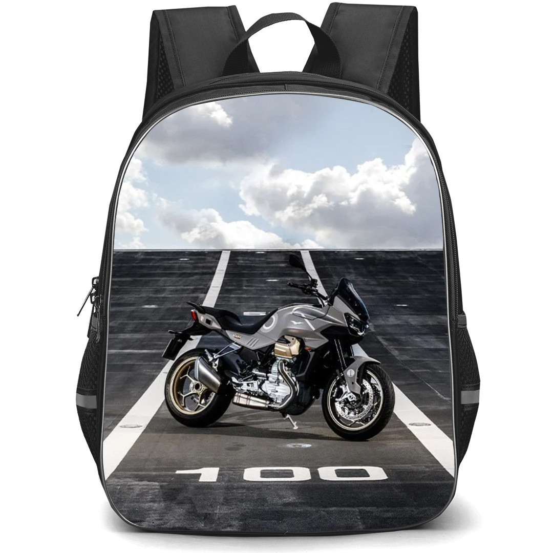 Motorbike Moto Guzzi Backpack StudentPack - Motorbike Moto Guzzi V100 Mandello Aviazione Navale Poster