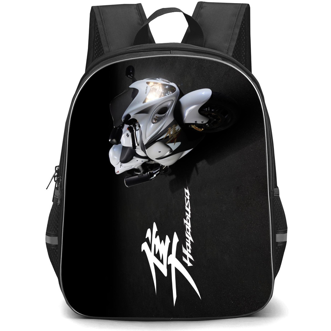 Motorbike Suzuki Backpack StudentPack - Motorbike Suzuki Hayabusa GSX1300R 2013 Poster
