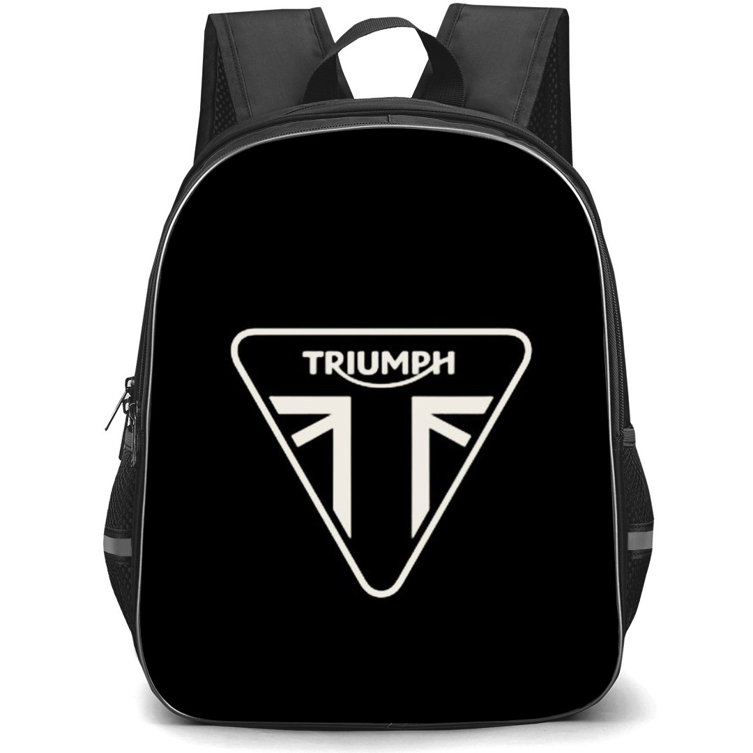 Motorbike Triumph Backpack StudentPack - Motorbike Triumph Logo On Black Background
