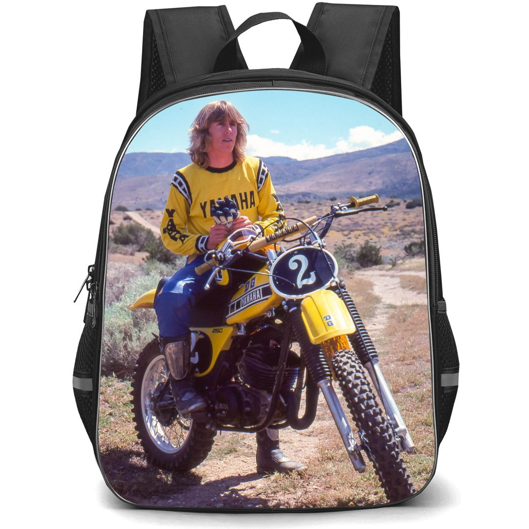 Motocross Bob Hannah Backpack StudentPack - Motocross Bob Hannah Photography For Dirt Bike Magazine 1977