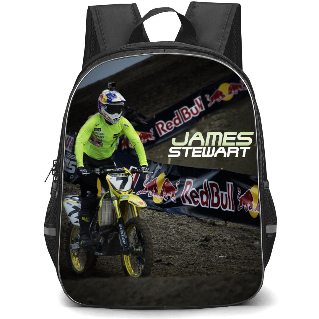 Motocross James Stewart Jr Backpack StudentPack - Motocross James Stewart Jr Motocross 2013 Millers Motosports Park Poster