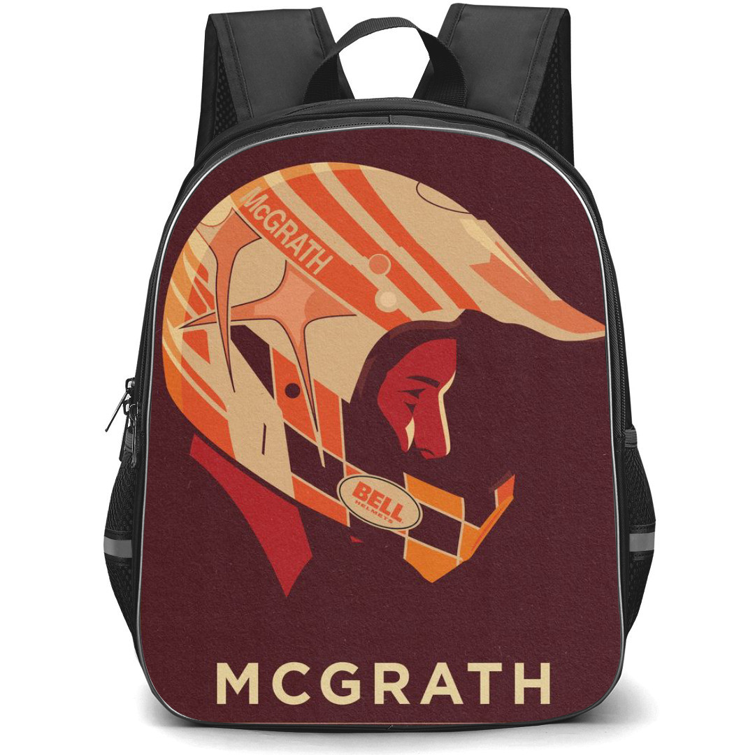 Motocross Jeremy McGrath Backpack StudentPack - Motocross Jeremy McGrath Goggles Off Illustration Art